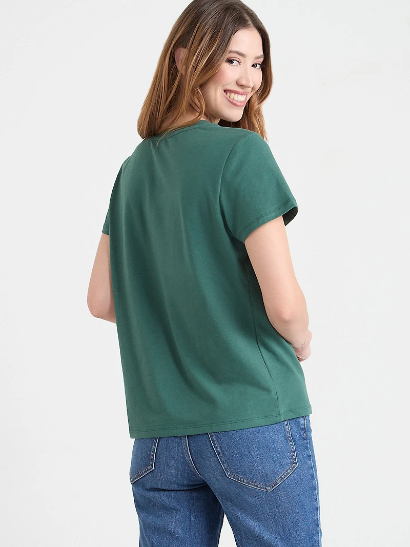 Relaxed Crewneck T-Shirt Forest Green