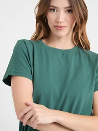 Relaxed Crewneck T-Shirt Forest Green