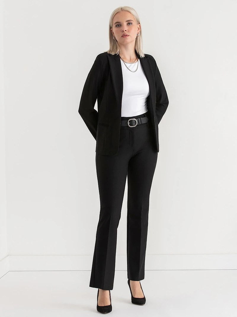 Bradley Bootcut Pant Luxe Ponte Black