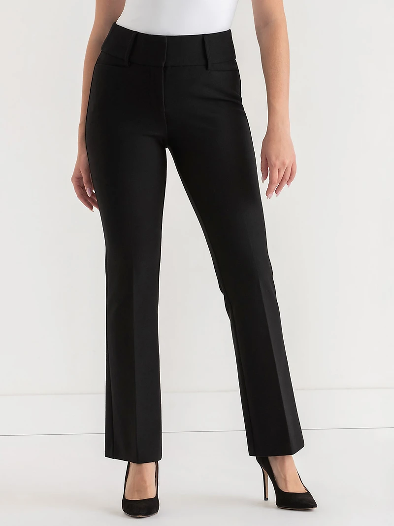 Bradley Bootcut Pant Luxe Ponte Black