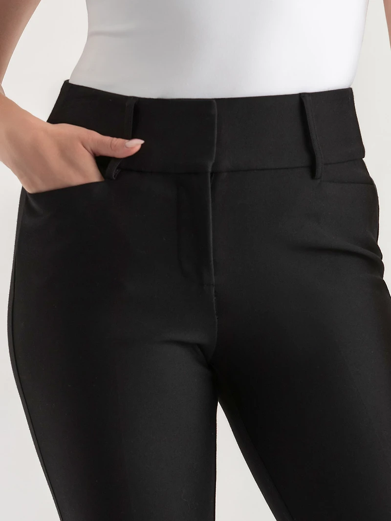 Bradley Bootcut Pant Luxe Ponte Black