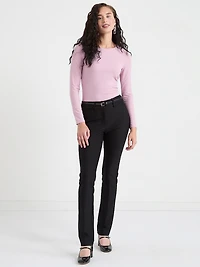 Essential Long-Sleeve Bodysuit Mauve Shadows