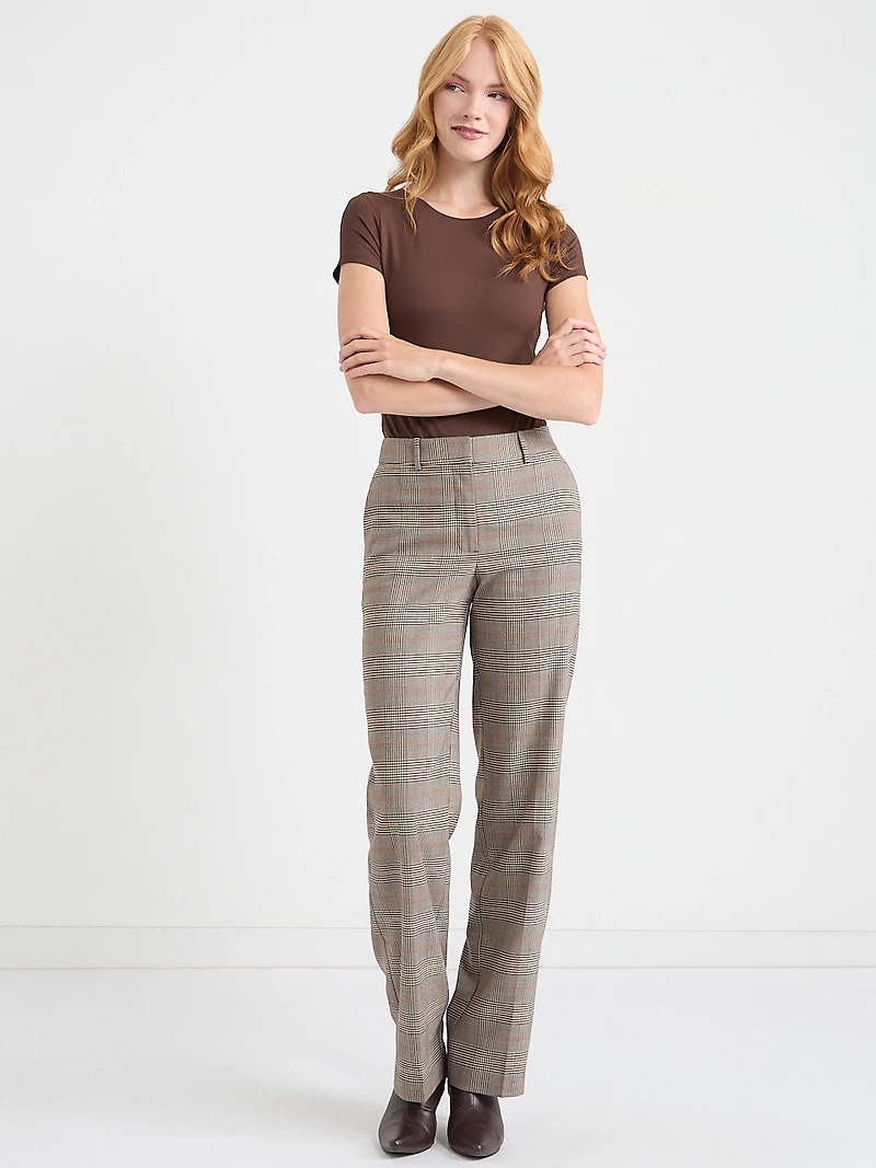 Short Sleeve Crewneck Bodysuit Coffee