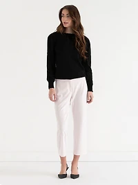 Spencer Straight Crop Pant Barely Pink