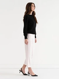 Spencer Straight Crop Pant Barely Pink