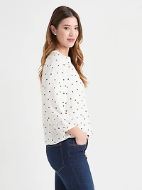Bubble Sleeve Henley