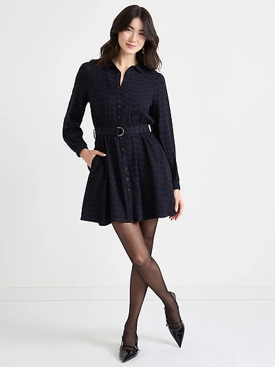 Collared Skater Dress