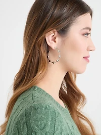 Heart Hoop Earrings