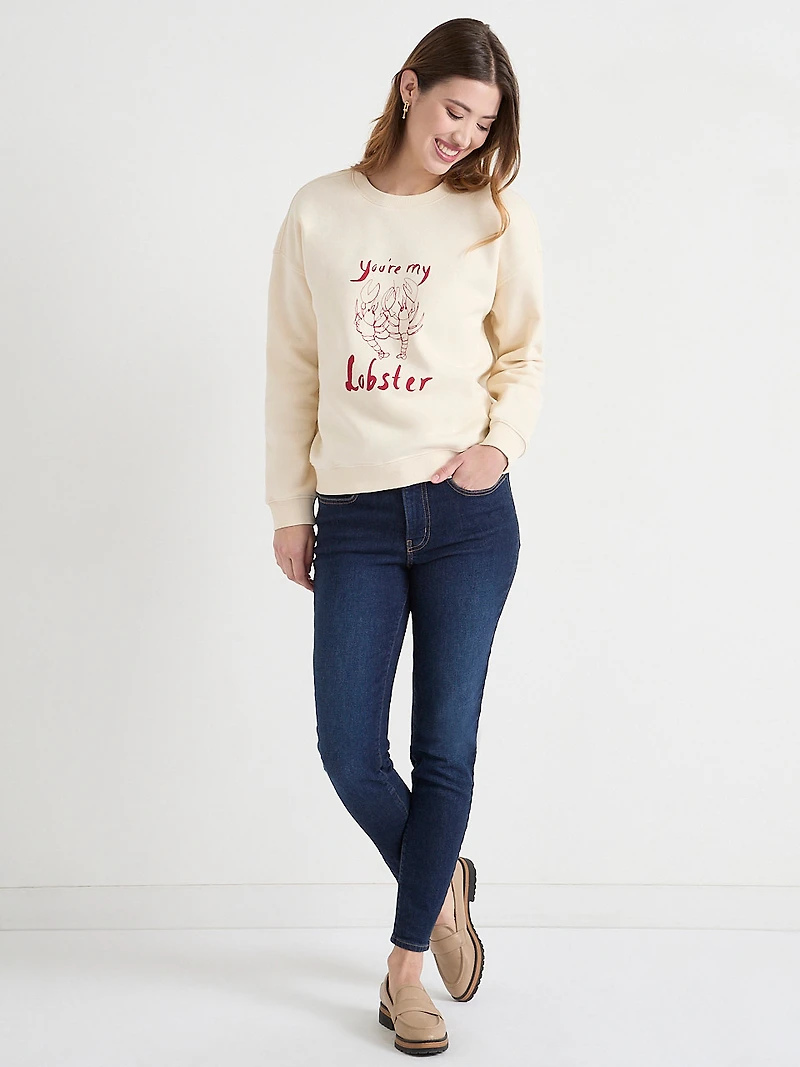 Long Sleeve Fleece Sweatshirt