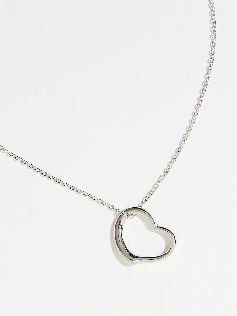 Open Heart Pendant Necklace