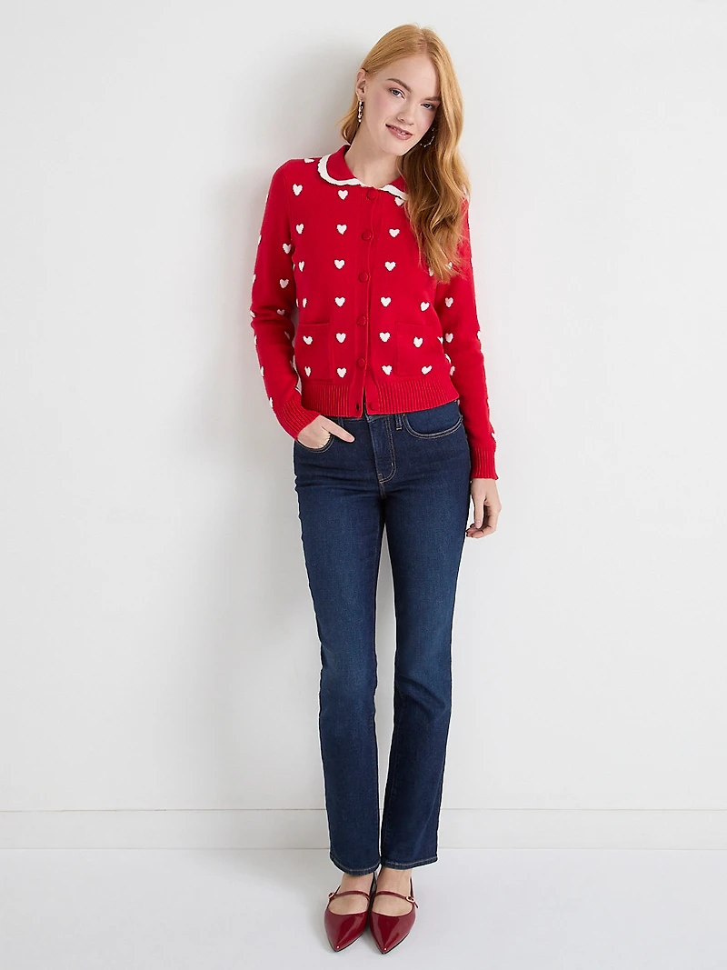 Pan Collar Cardigan