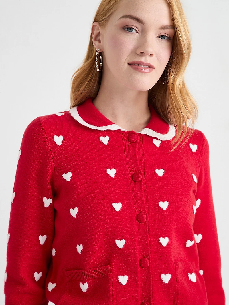 Pan Collar Cardigan