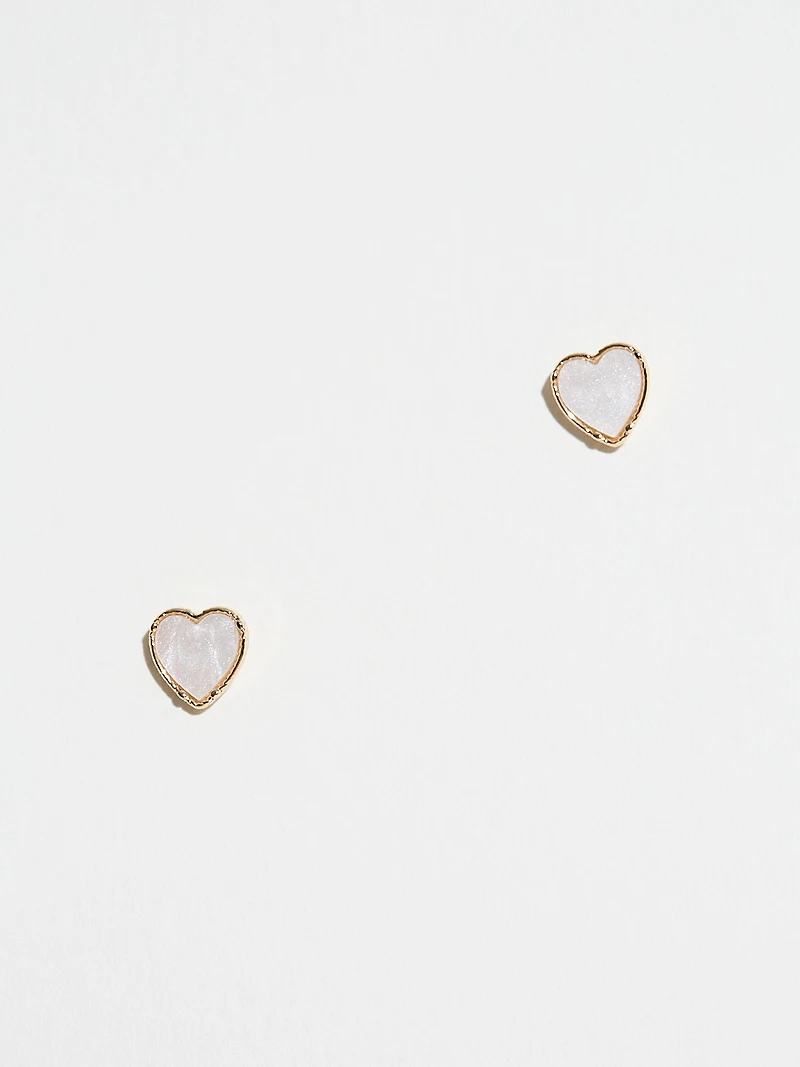 Pave & Stone Drop Earrings