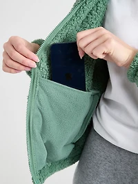 Sherpa Zipper Front Jacket