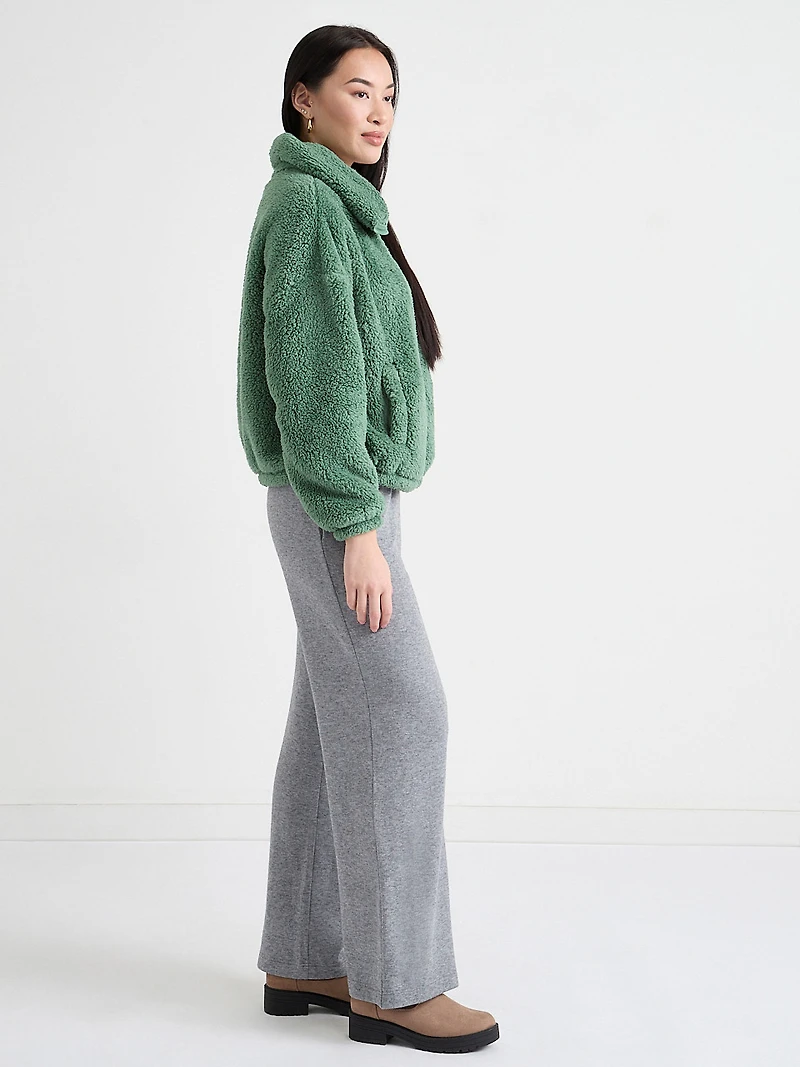 Sherpa Zipper Front Jacket