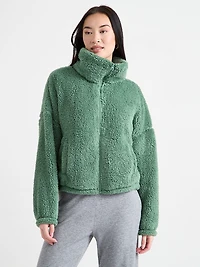 Sherpa Zipper Front Jacket