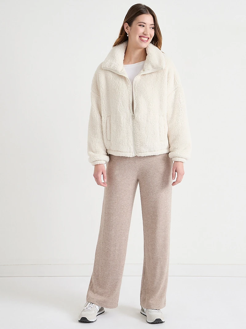 Sherpa Zipper-Front Jacket