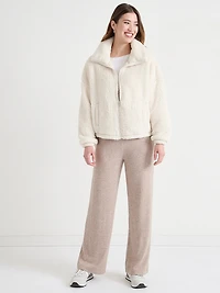 Sherpa Zipper-Front Jacket