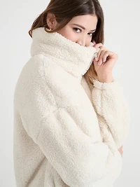 Sherpa Zipper-Front Jacket