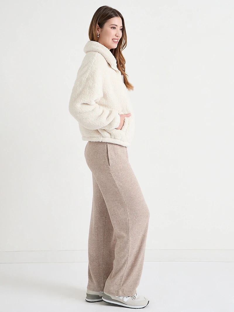 Sherpa Zipper-Front Jacket