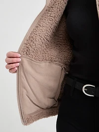 Sherpa Zip-Up Jacket