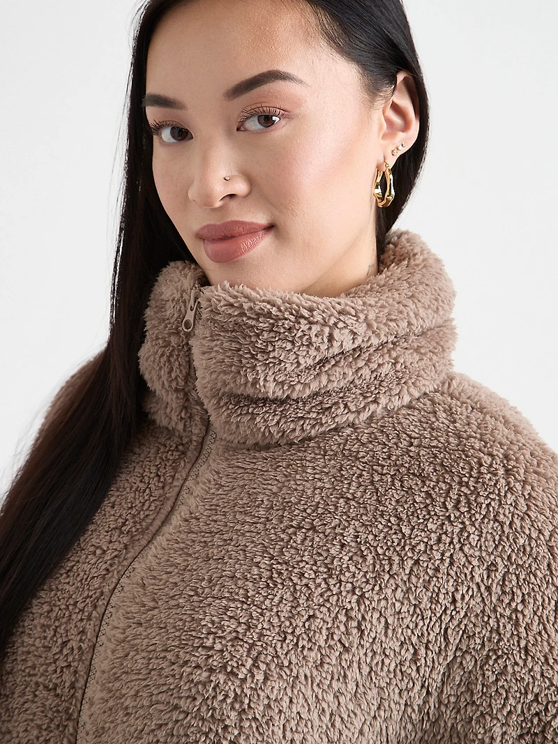 Sherpa Zip-Up Jacket