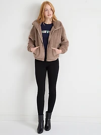 Sherpa Zip-Up Jacket