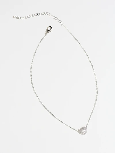 Short Delicate Heart Necklace