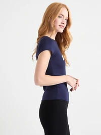 Short Sleeve Fitted T-Shirt