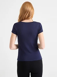 Short Sleeve Fitted T-Shirt