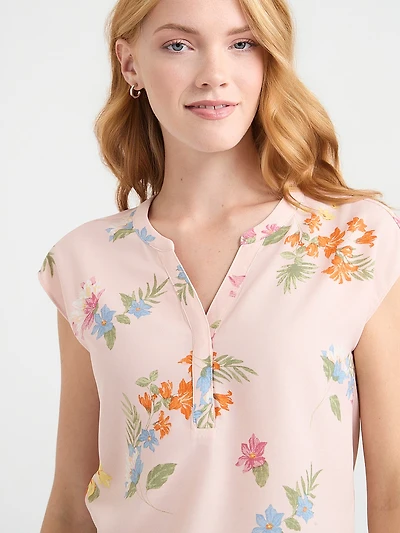 Linny Henley Extend Sleeve La Florea Rosa