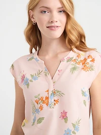 Linny Henley Extend Sleeve La Florea Rosa