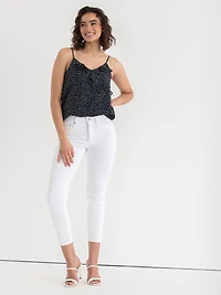 Ruffle Cami Blouse Salute Dot Print