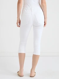 Skylar Skinny Capris Jeans White