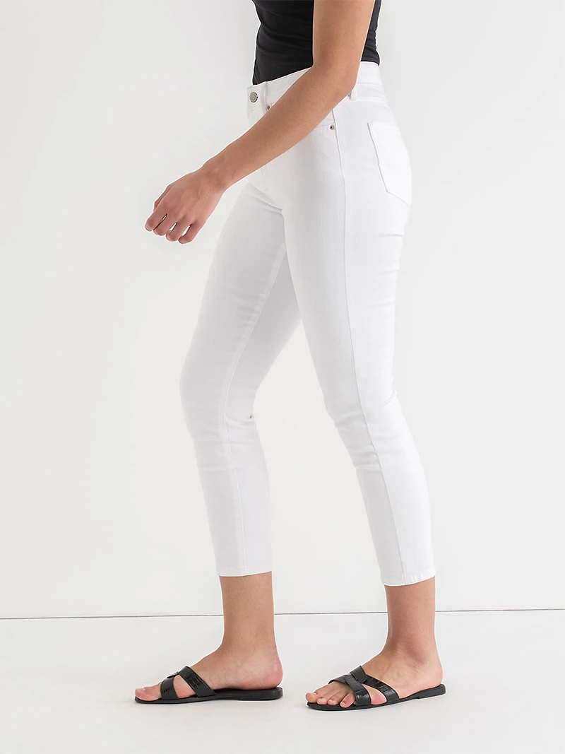 Skylar Skinny Ankle Jeans White