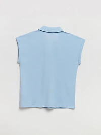 Johnny Collar Tee Kentucky Blue