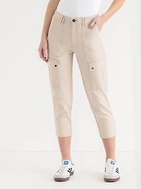 Utility Capri Pant Stone