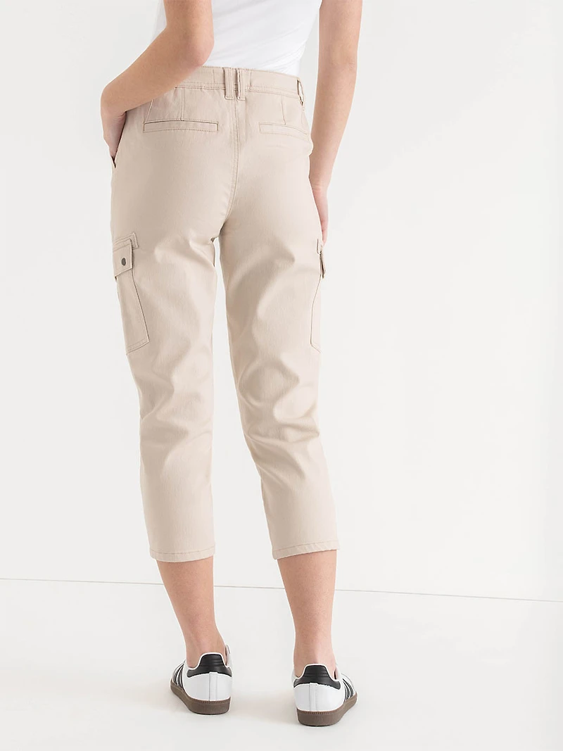 Utility Capri Pant Stone