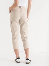 Utility Capri Pant Stone
