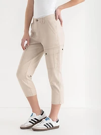 Utility Capri Pant Stone