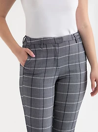 Syd Slim Ankle Pant Microtwill Salute Pattern