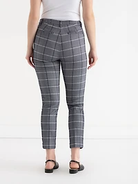 Syd Slim Ankle Pant Microtwill Salute Pattern