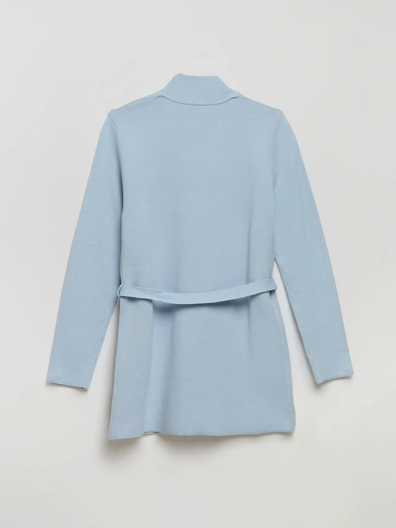Belted Cardigan Kentucky Blue
