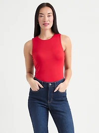 High Neck Sleeveless Bodysuit Pine Grove