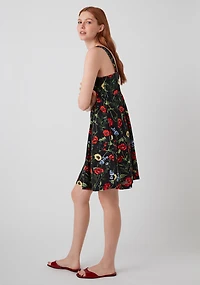 Empress Linen Blend Mini Dress