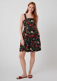 Empress Linen Blend Mini Dress