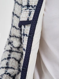 Boucle Braided Trim Blazer