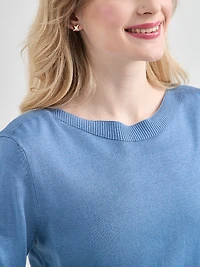 Cashmere Blend Boatneck Pullover