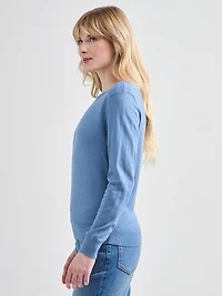 Cashmere Blend Boatneck Pullover