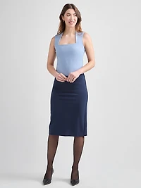 Long Ponte Pencil Skirt